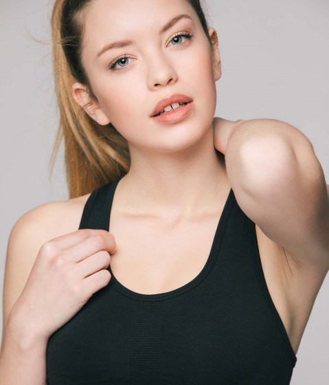 Bra and Leggings Black Seamless 3